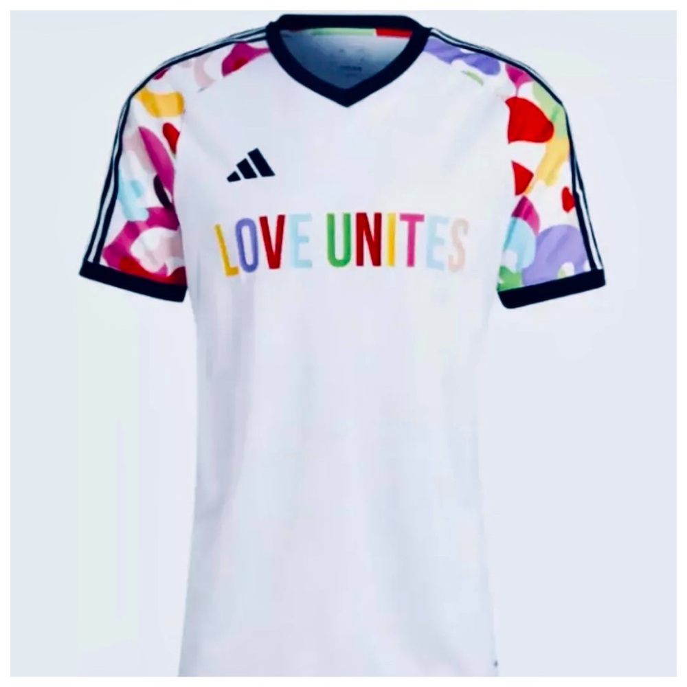 Adidas “Love Unites” Pride Soccer Jersey | Rich Mnisi Collab | XS Tiro